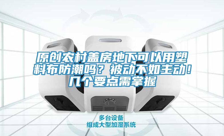 原創農村蓋房地下可以用塑料布防潮嗎？被動不如主動！幾個要點需掌握