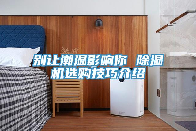 別讓潮濕影響你 蘑菇视频网站選購技巧介紹