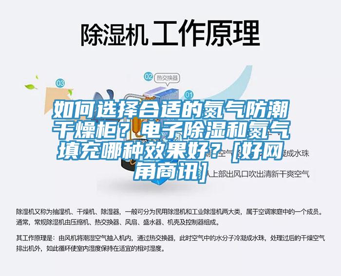 如何選擇合適的氮氣防潮幹燥櫃？電子除濕和氮氣填充哪種效果好？[好網角商訊]