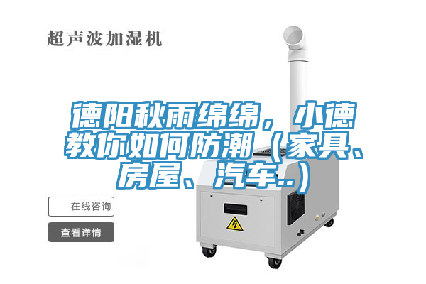 德陽秋雨綿綿，小德教你如何防潮（家具、房屋、汽車..）
