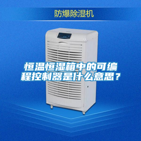 恒溫恒濕箱中的可編程控製器是什麽意思？