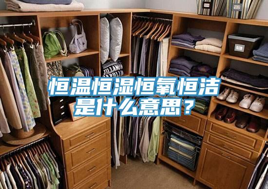 恒溫恒濕恒氧恒潔是什麽意思？