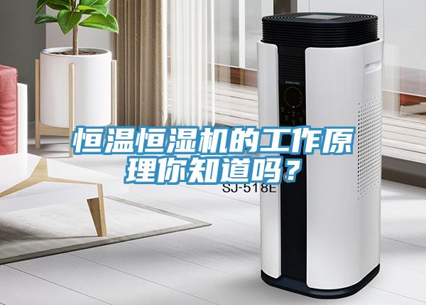 恒溫恒濕機的工作原理你知道嗎？