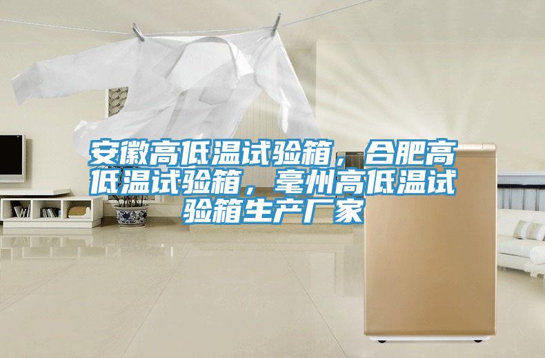 安徽高低溫試驗箱，合肥高低溫試驗箱，毫州高低溫試驗箱生產廠家