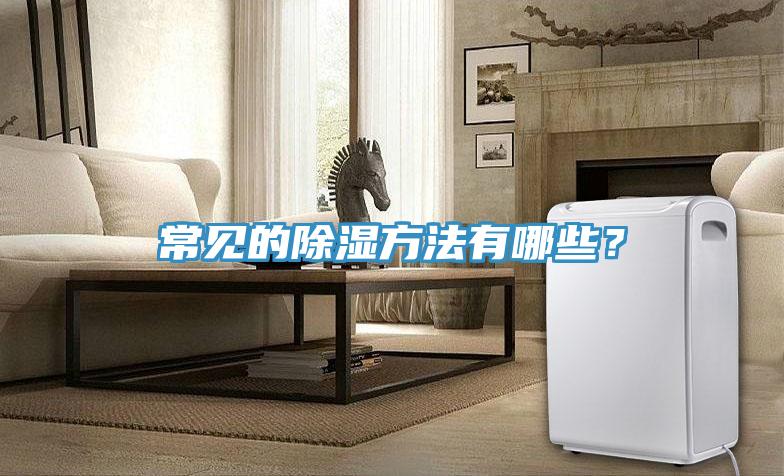 常見的除濕方法有哪些？