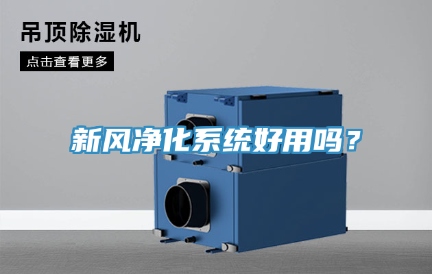 新風淨化係統好用嗎？