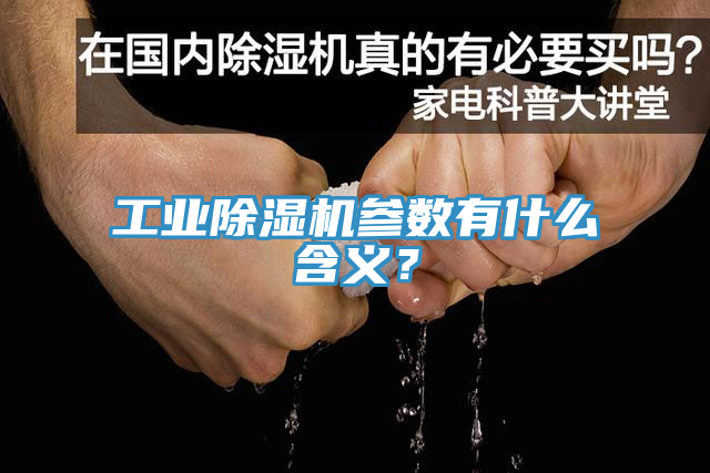工業蘑菇视频网站參數有什麽含義？
