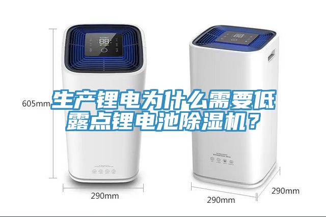 生產鋰電為什麽需要低露點鋰電池蘑菇视频网站？