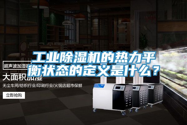 工業蘑菇视频网站的熱力平衡狀態的定義是什麽？