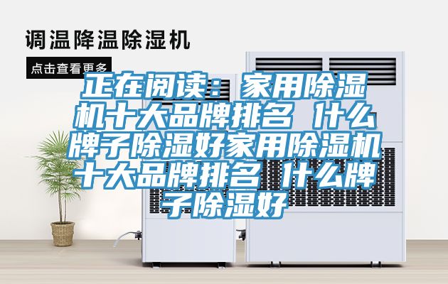 正在閱讀：家用蘑菇视频网站十大品牌排名 什麽牌子除濕好家用蘑菇视频网站十大品牌排名 什麽牌子除濕好