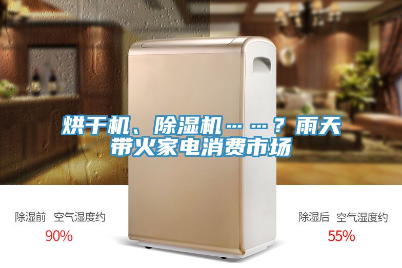 烘幹機、蘑菇视频网站……？雨天帶火家電消費市場