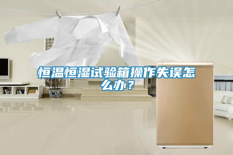 恒溫恒濕試驗箱操作失誤怎麽辦？
