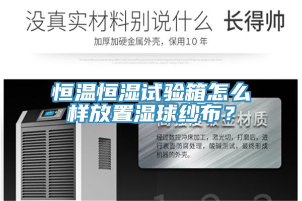 恒溫恒濕試驗箱怎麽樣放置濕球紗布？