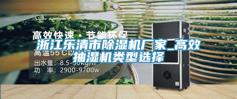 浙江樂清市蘑菇视频网站廠家_高效抽濕機類型選擇